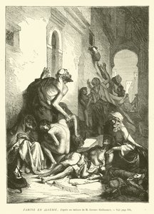 Hungersnot in Algerien von French School