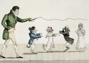 Modische Hunde, Tafel 35 aus Le Bon Genre, 1808