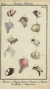 Modische Hüte von 1800