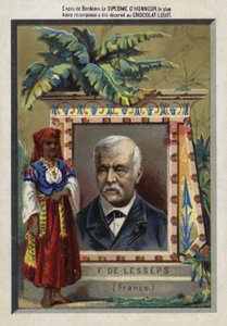 Ferdinand de Lesseps, französischer Unternehmer und Kanalbauer
