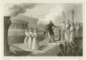 Fête de la Fédération, 14. Juli 1790