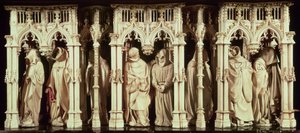 Figuren von Mönchen aus dem Grab von Philipp dem Kühnen, Herzog von Burgund (1342-1404)