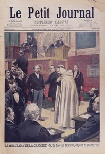 Erster muslimischer Abgeordneter in der französischen Nationalversammlung, Dr. Philippe Grenier, Titelbild von Le Petit Journal, 24. Januar 1897