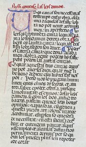 Erste Seite des Manuskripts der „Leys d