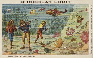 Angeln auf dem Meeresboden im Jahr 2000 von French School