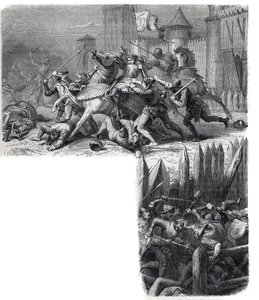 Florenz erhebt sich (der Krieg der „Acht Heiligen“) gegen die Rückkehr des Heiligen Stuhls nach Rom. Papst Gregor XI. Pierre Roger de Beaufort