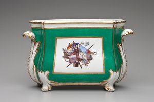 Blumenvase, Sevres Porzellanmanufaktur von French School