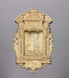 Gerahmtes Relief von Diana der Jägerin, ca. 1850 von French School
