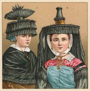 Frankreich XIX. Jahrhundert Kostüm von French School
