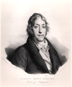 Francis Henry Egerton (1756-1829) Earl of Bridgewater, graviert von Francois Seraphin Delpech (1778-1825) 1824