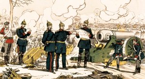 Deutsch-Französischer Krieg: Die Belagerung und Bombardierung von Paris von French School