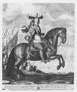 Friedrich III. von Dänemark und Norwegen (Gravur) von French School
