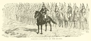Französische Kürassiere der Garde (Gravur) von French School