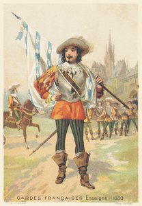 Französische Garde, Fähnrich im Jahr 1630 (Regiment d