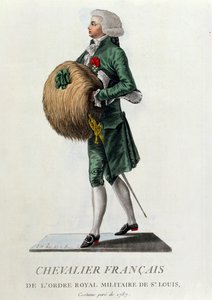 Französischer Ritter des Ordens von St. Louis, 1787 von French School