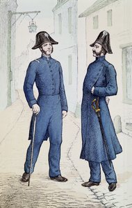 Französische Polizisten ca. 1829-30 von French School