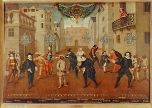 Französische und italienische Komödianten
