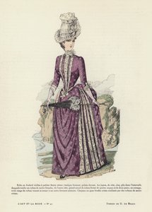 Französische Modeplatte von French School