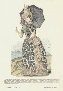 Französische Modeplatte, 1885-86 von French School