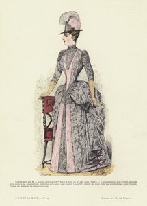 Französische Modeplatte, 1885-86 von French School