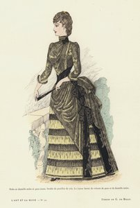 Französische Modeplatte, 1885-86 von French School