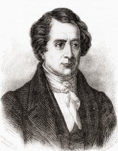Französischer Mathematiker Dominique Francois Jean Arago, alias Francois Arago, aus Les Merveilles de la Science, veröffentlicht 1870 von French School