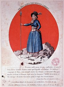 Franzosen wurden 1789 frei - Gravur, Carnavalet von French School