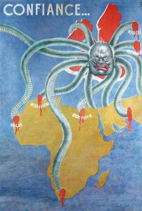 Französische Propaganda, wahrscheinlich in Vichy-Frankreich produziert