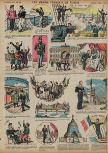 Französische Matrosen besuchen Russland, 25. Juli 1891 von French School