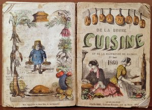 Vorderseite des Almanach de la Bonne Cuisine et de la Maitresse de Maison, 1860 von French School