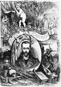 Frontispiz für Champavert von Petrus Borel, dem Lykanthropen (1809-59) 1872 von French School