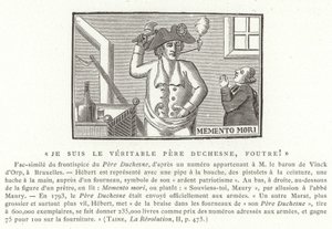 Frontispiz von Le Pere Duchesne, 1790er Jahre von French School
