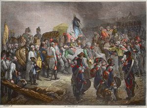 Begräbnis des Generals Marceau, September 1796 (François Séverin Marceau Desgraviers) - Neue Nationale Enzyklopädie von Maurice La Charest - 1870