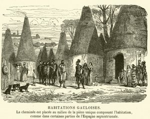 Gallische Häuser von French School