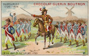 General Dumouriez in der Schlacht von Valmy von French School