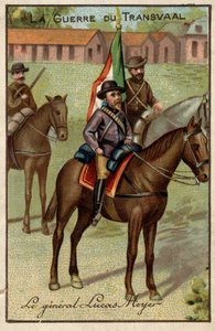 General Lucas Meyer während des Transvaal-Krieges (gegen die Buren)