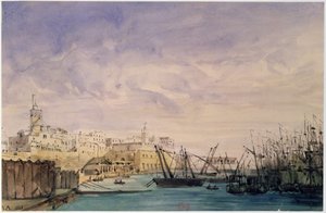 Gesamtansicht von Algier, 1845