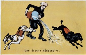 Georges Clemenceau trennt Kirche und Staat mit einem Wassergraben für zwei Hunde