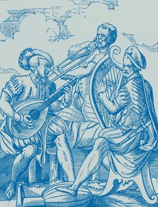 Deutsche Musiker spielen Laute und Gitarre
