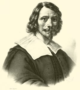 Giovanni Francesco Barbieri, bekannt als Guercino, oder il Guercino, Porträt von French School