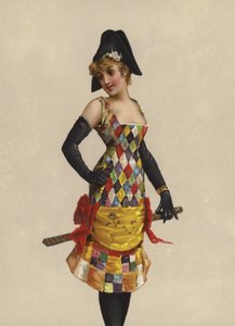 Mädchen im Kostüm von French School