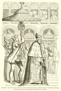 Große Prozession des Dogen, Venedig von French School