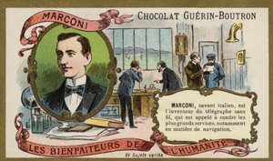 Guglielmo Marconi, italienischer Erfinder und Radiopionier
