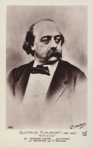 Gustave Flaubert (1820-1881), französischer Romanautor von French School