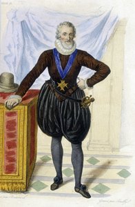 Heinrich IV. (1553 - 1610) - in „Le Plutarque français“, Ed. Mennechet