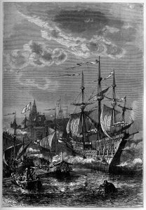 Heinrich VIII. landet in Calais