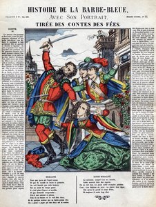 Geschichte von Blaubart, Bild der Wirbelsäule aus dem 19. Jahrhundert von French School