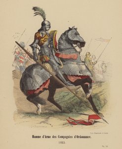 Bewaffneter der Ordonnanzkompanien von French School