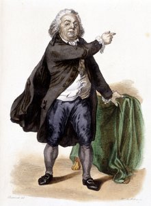 Honore Gabriel (Honore-Gabriel) Riqueti, Graf von Mirabeau (1749-1791) - in „Le Plutarque Français“ von Mennechet