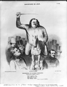 Honoré de Balzac (1799-1850) inspiziert seine Charaktere von French School